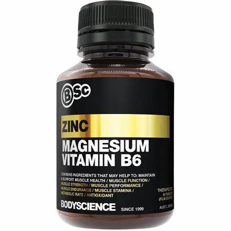 BSC Zinc Magnesium Vitamin B6 30 Serve